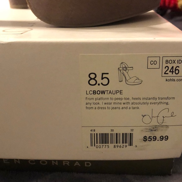 LC Lauren Conrad Stiletto Heals - Picture 2 of 6